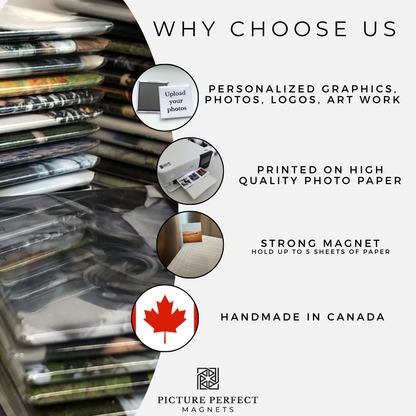 9 custom Photo Magnets (Square 2 X 2)